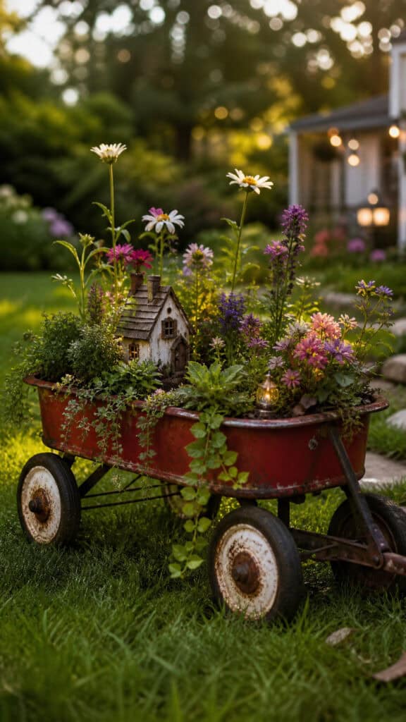 Fairy Garden Wagon