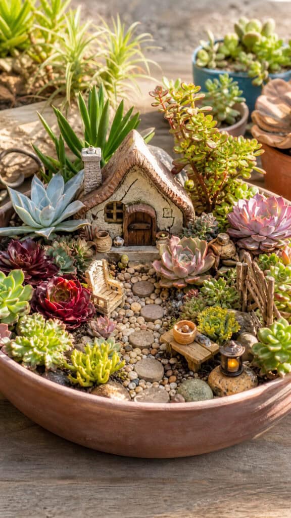 Succulent Fairy Garden