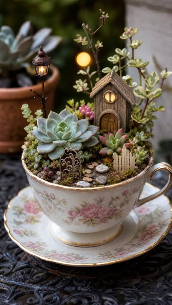 Teacup Fairy Garden