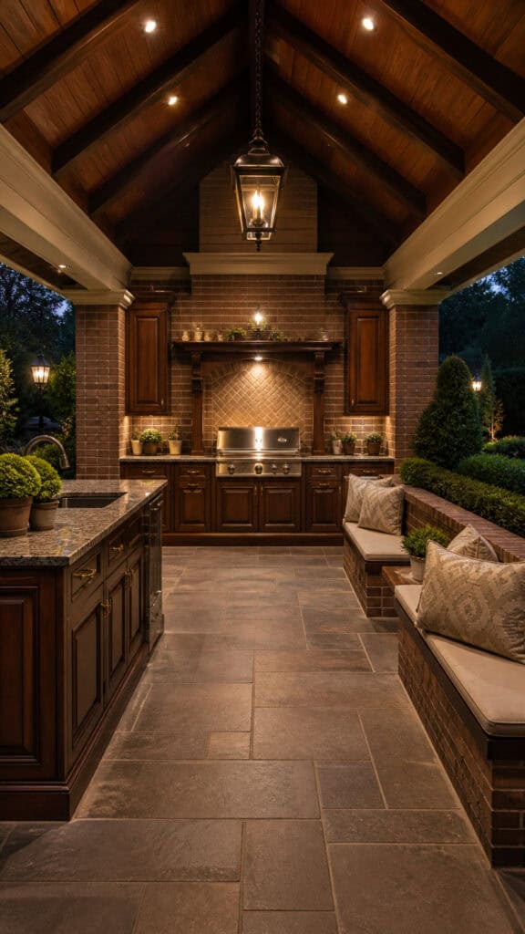 Classic Traditional Outdoor Kitchen Designs
