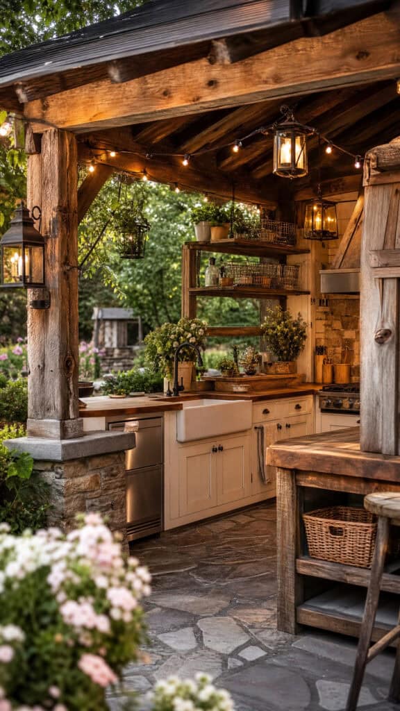 Rustic Farmhouse Charm For Your Outdoor Space