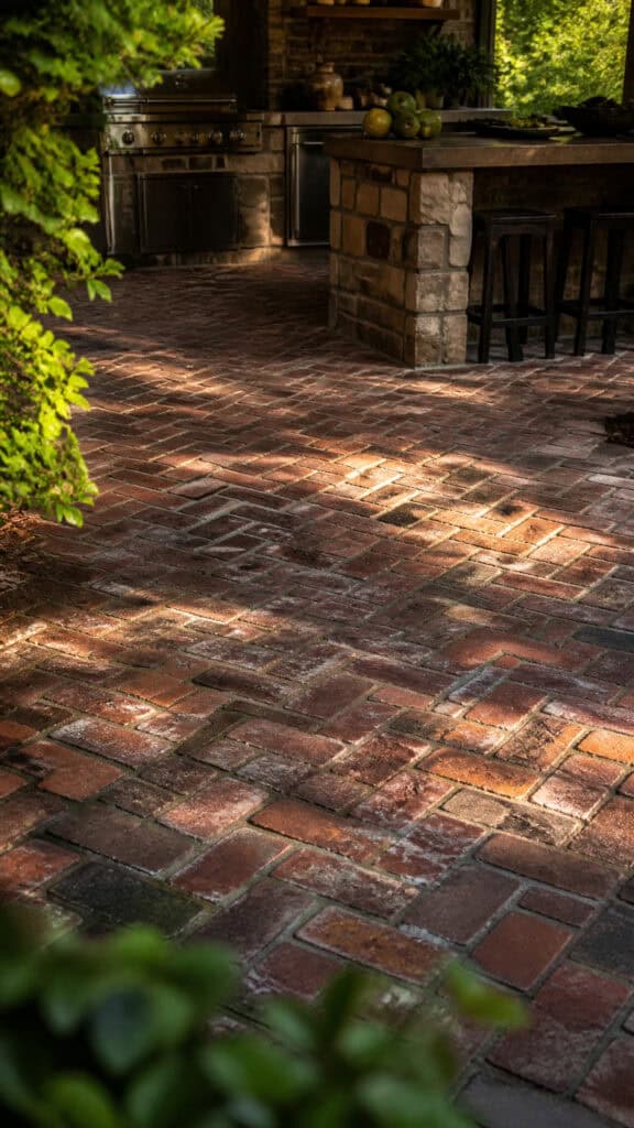 Brick or Stone Flooring