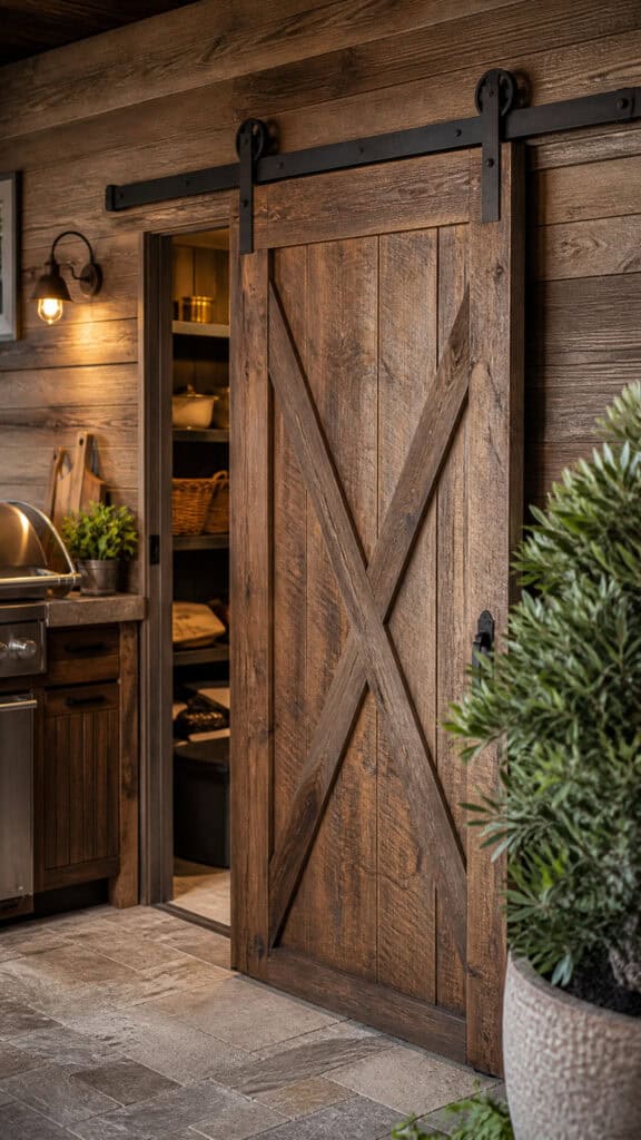 Sliding Barn Door Storage