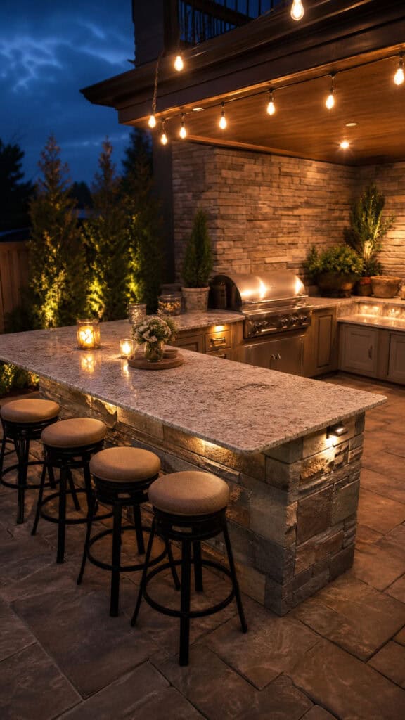 Island Layout with Seating