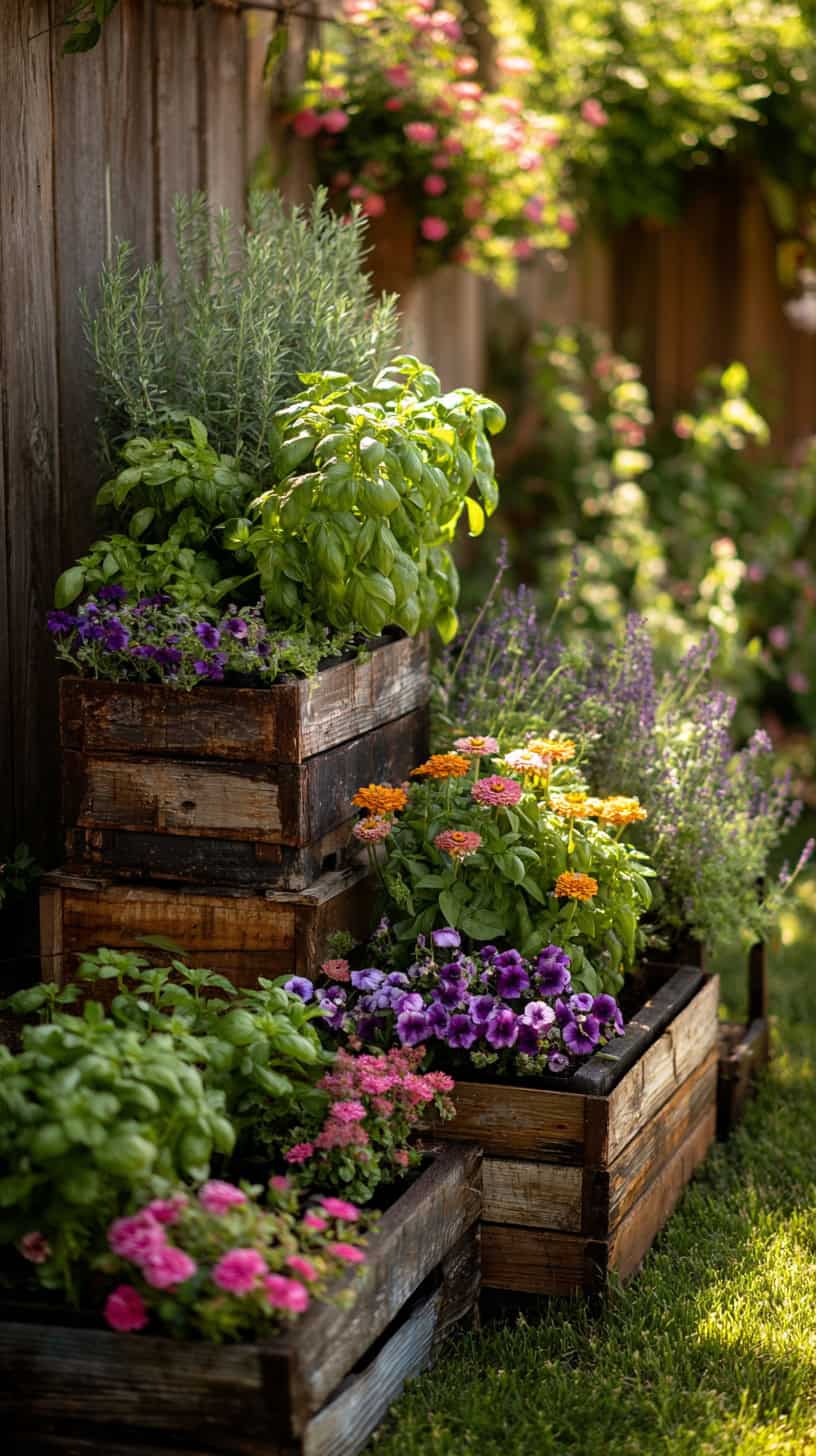 Planter Boxes and Herbs - Image 1