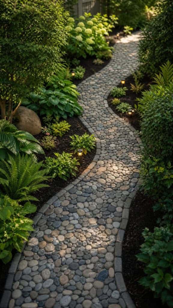 Designing Low-Maintenance Pathways That Mix Both Materials