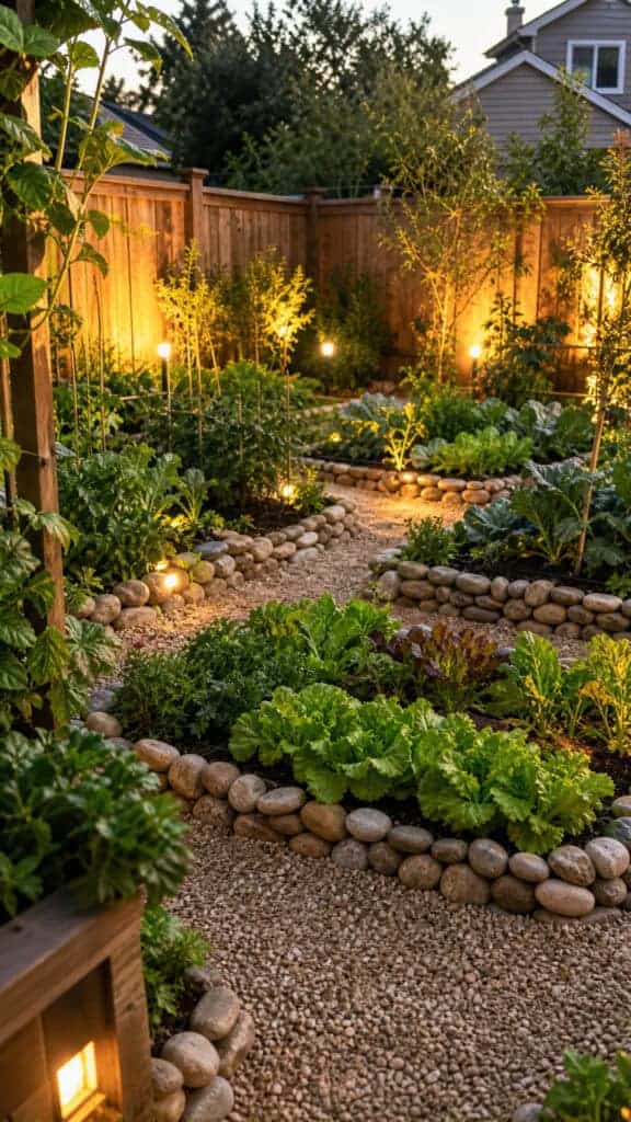 Build a Rock-Edged Vegetable Garden