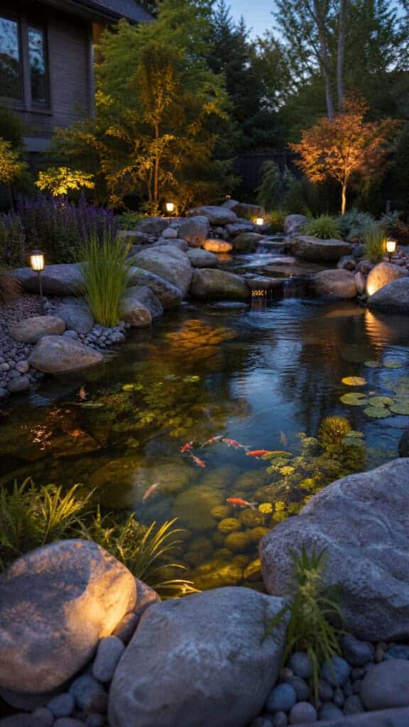Build a Rock-Lined Pond
