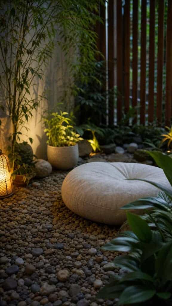 Design a River Rock Meditation Space