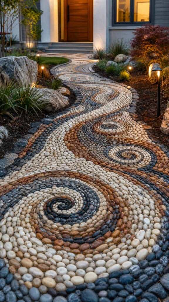 Pebble Mosaic Pathway