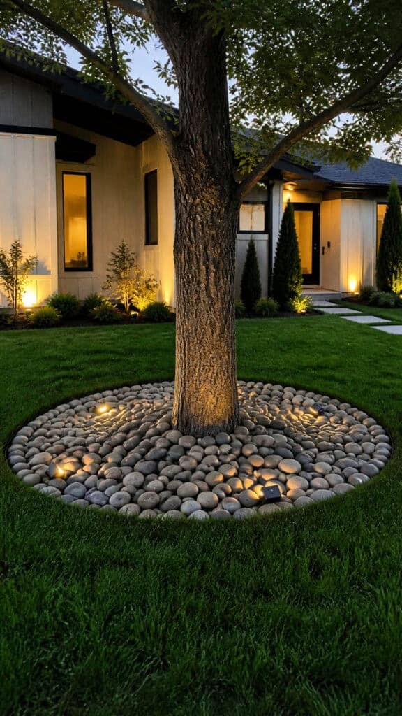 Rock Ring Around Trees