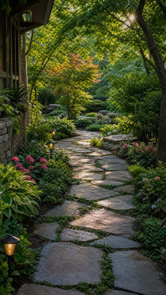 Rock Pathways and Stepping Stone Designs
