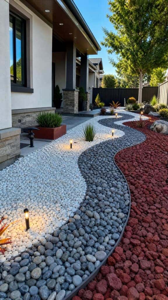 Colorful Mixed Rock Mosaic