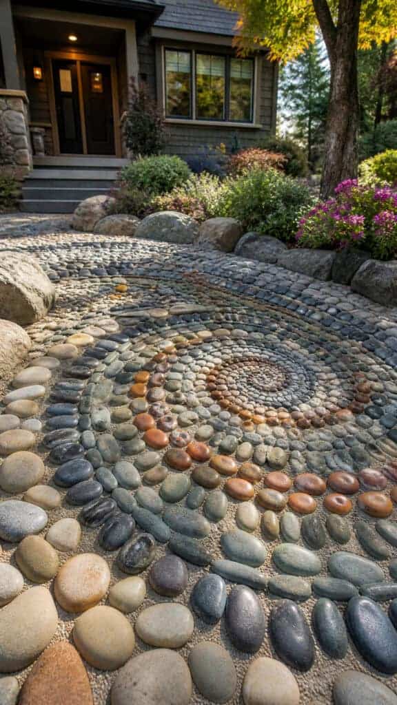 Pebble Mosaic Art Installations