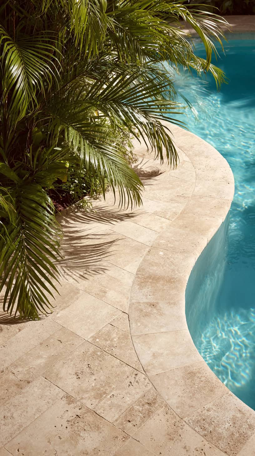 Sand-Colored Pool Deck - Image 2