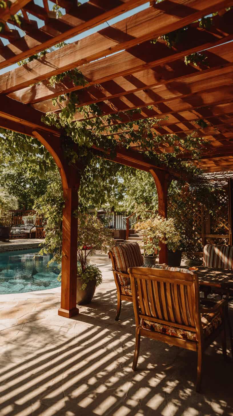 Shaded Pergola Corner - Image 2