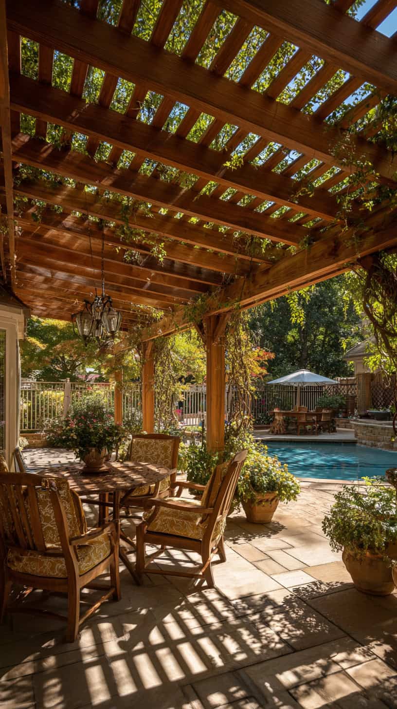 Shaded Pergola Corner - Image 1