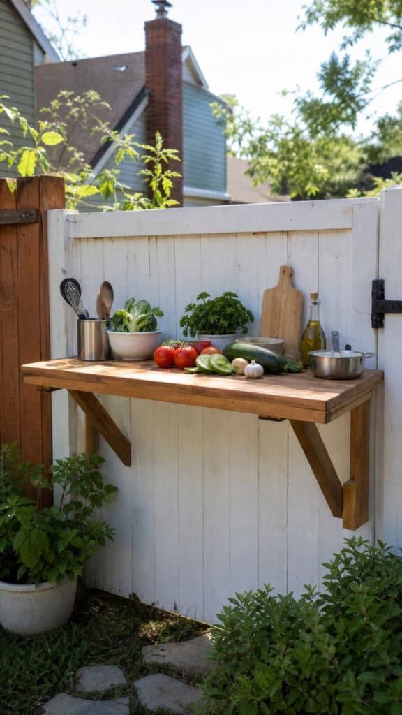The Fold-Down Counter Kitchen