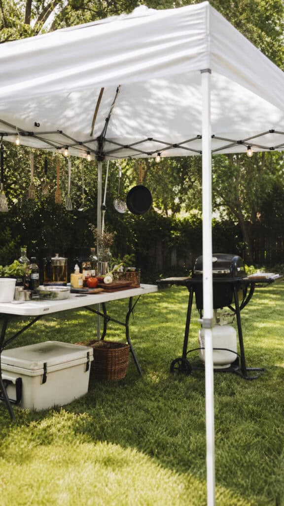 The Pop-Up Canopy Kitchen