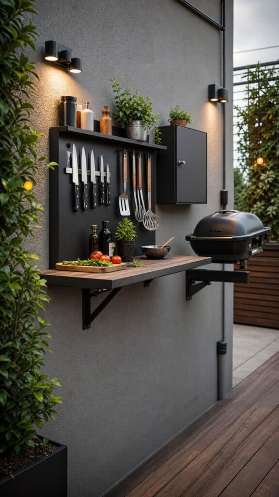 The Wall-Mounted Mini Kitchen