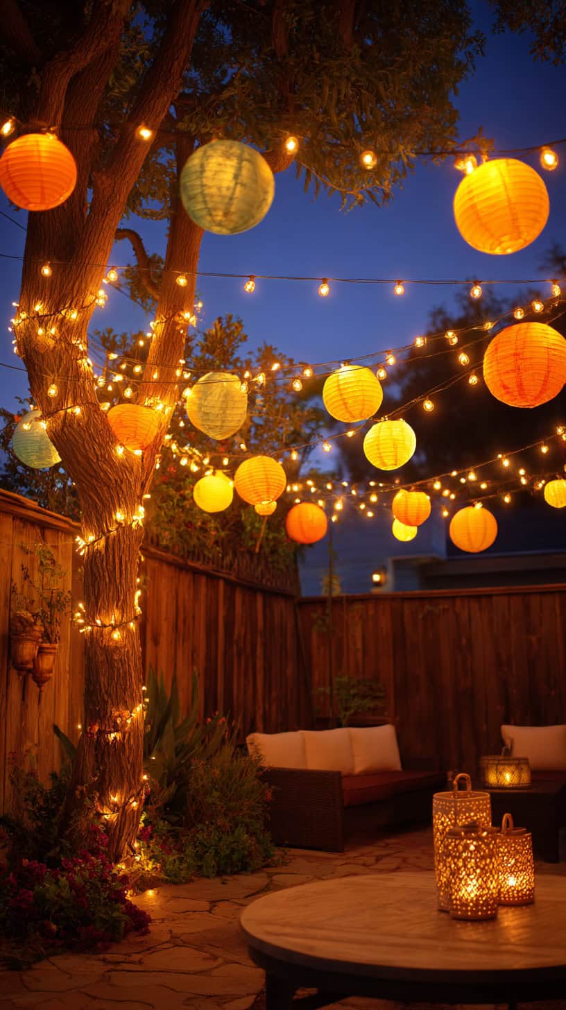 String Lights and Lanterns - Image 1