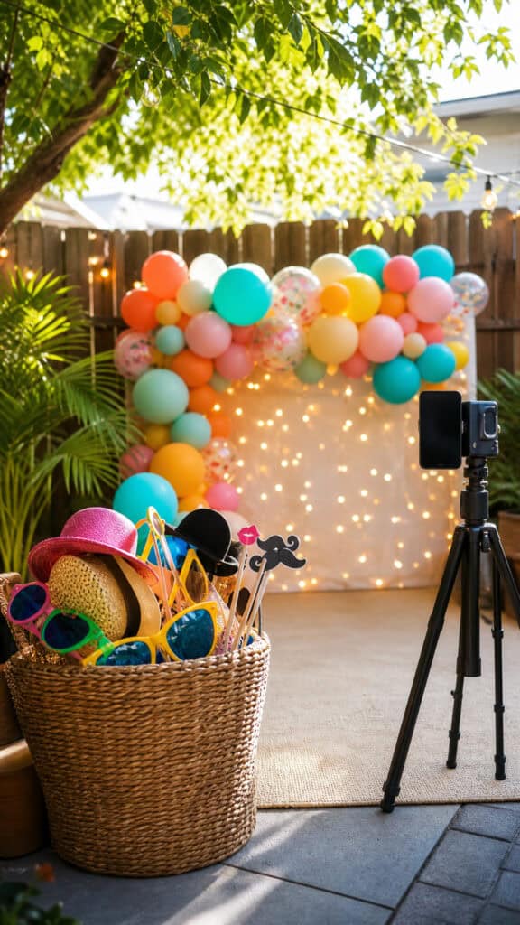 Set Up a Photo Booth Area