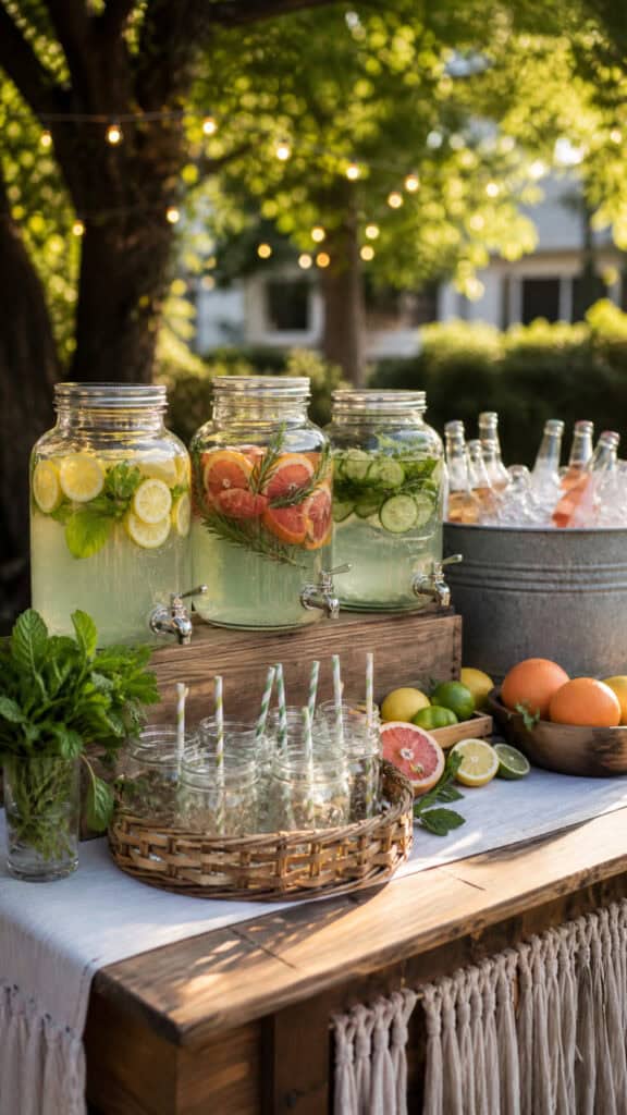 Set Up a Refreshing Drink Station