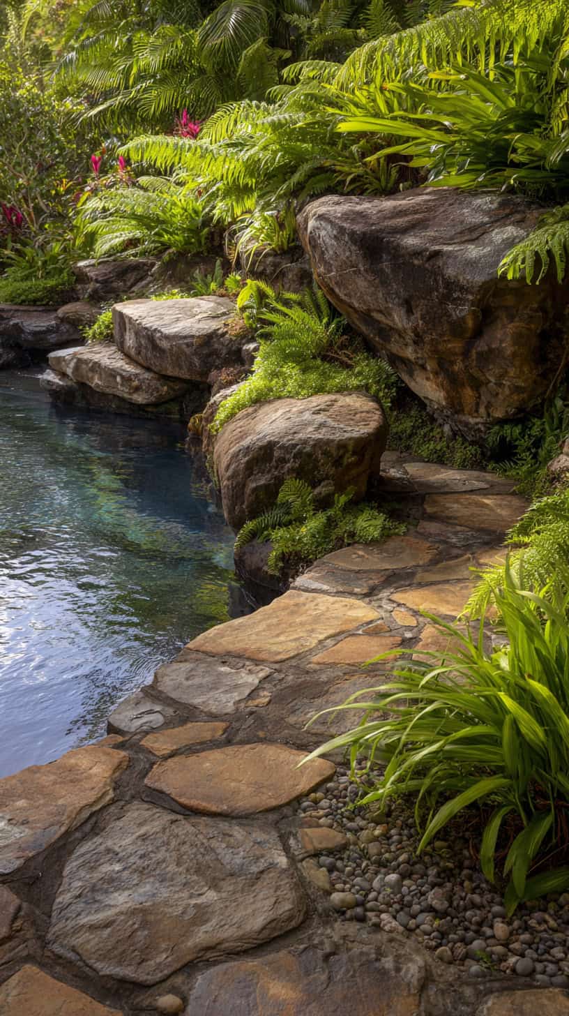 Use Plants, Stones, and Textures to Create an Organic Look - Image 2