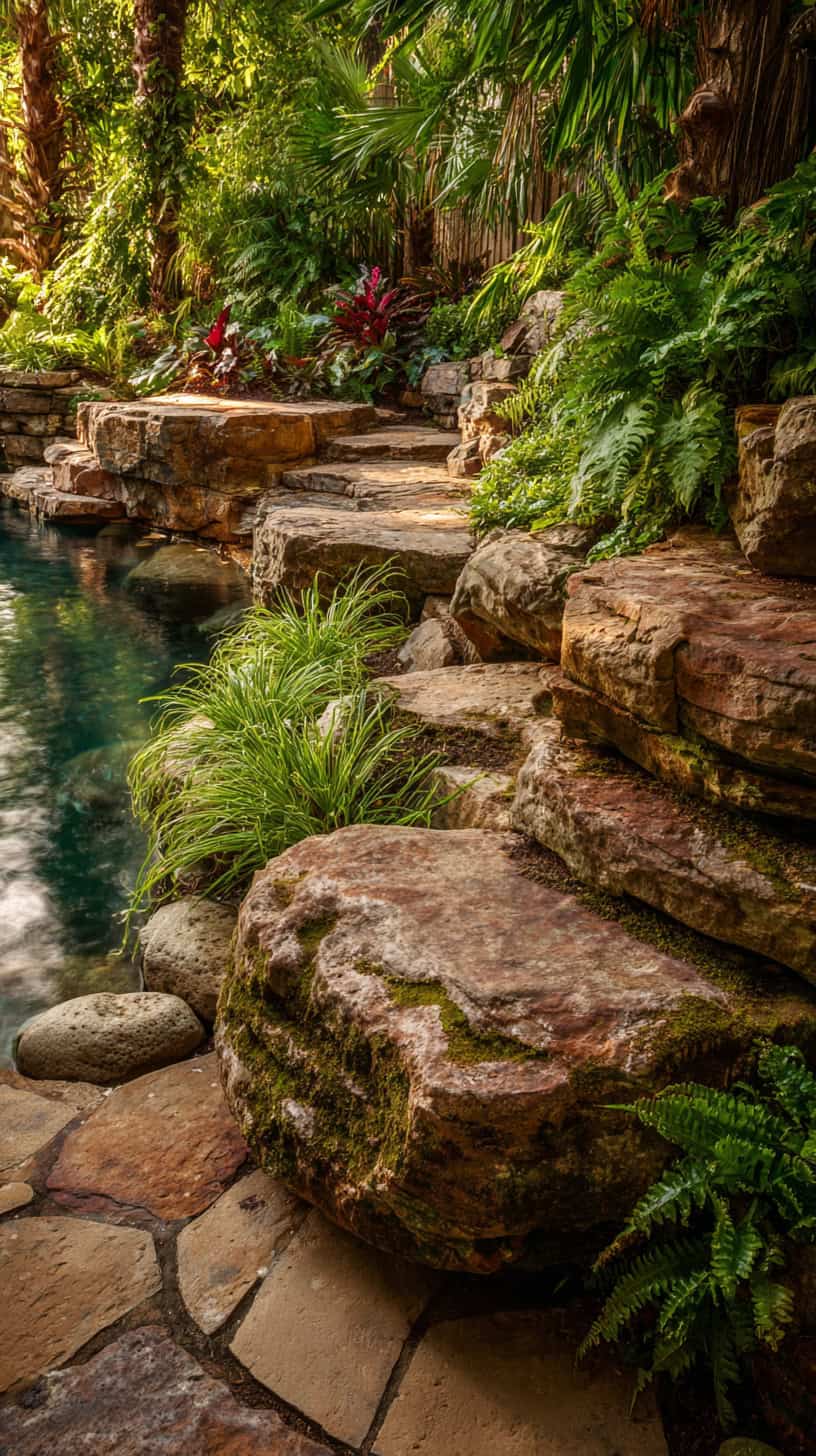Use Plants, Stones, and Textures to Create an Organic Look - Image 1