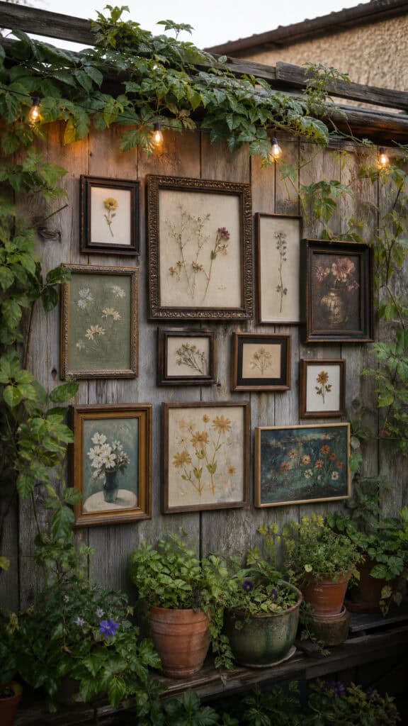Create a Garden Gallery Wall on a Fence
