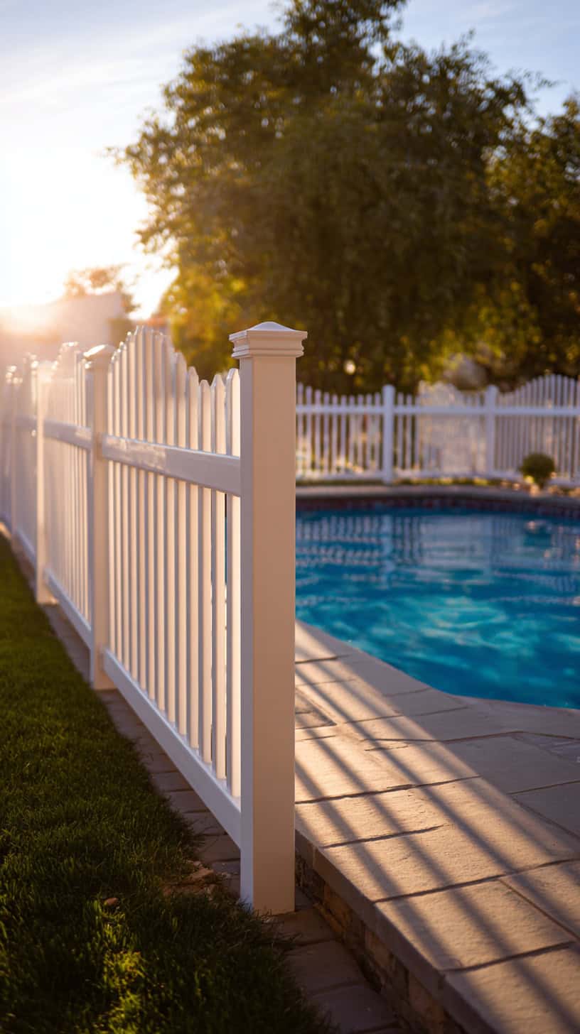 White Fence Surround - Image 1