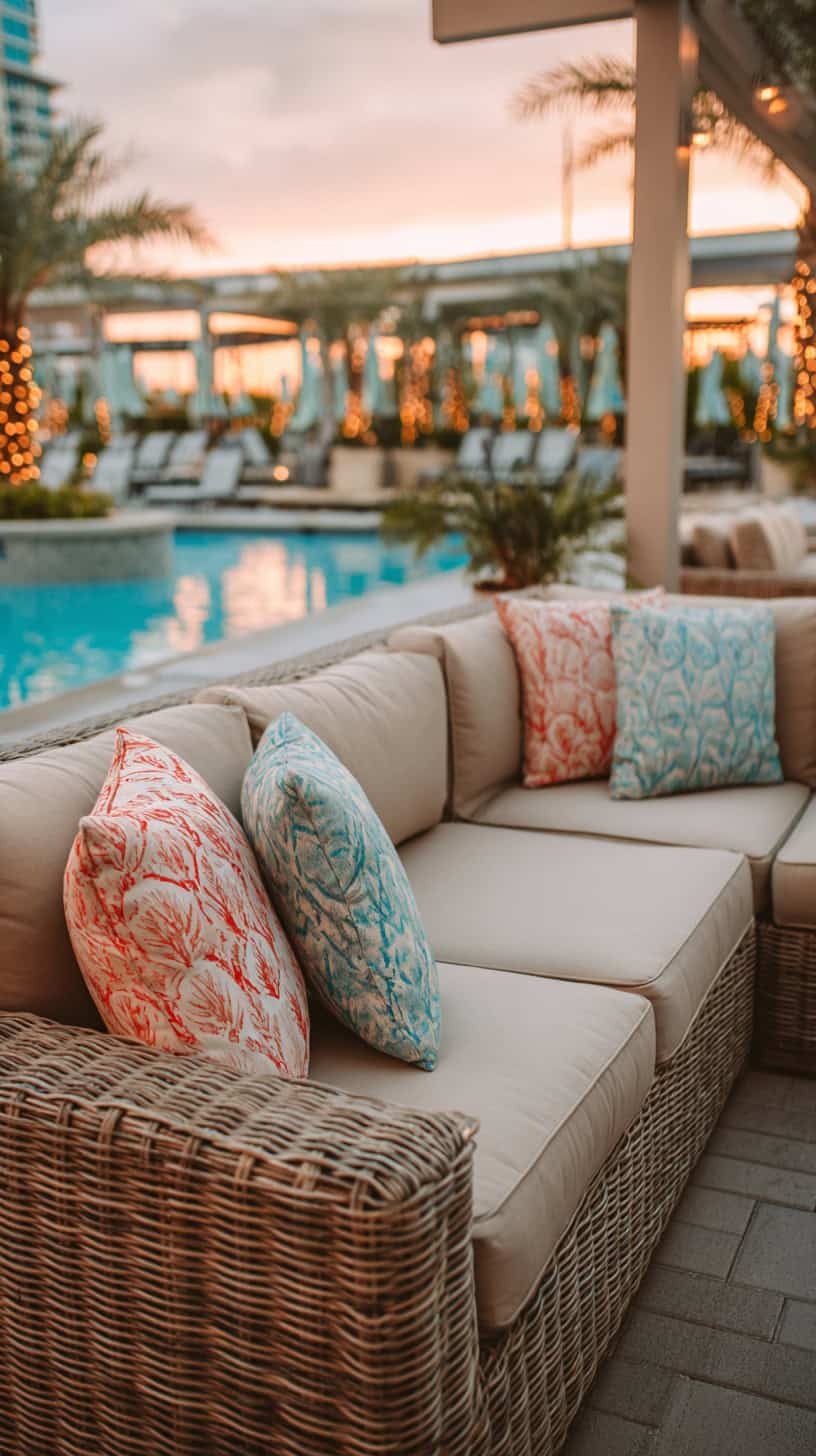 Wicker Sectional Setup - Image 2