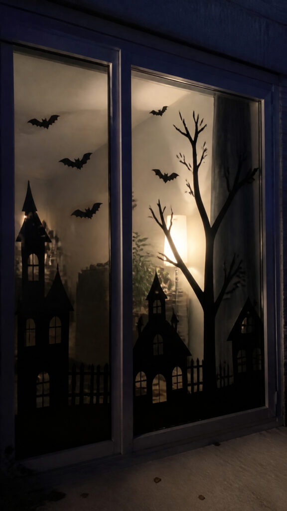 Weatherproof Halloween Window Clings