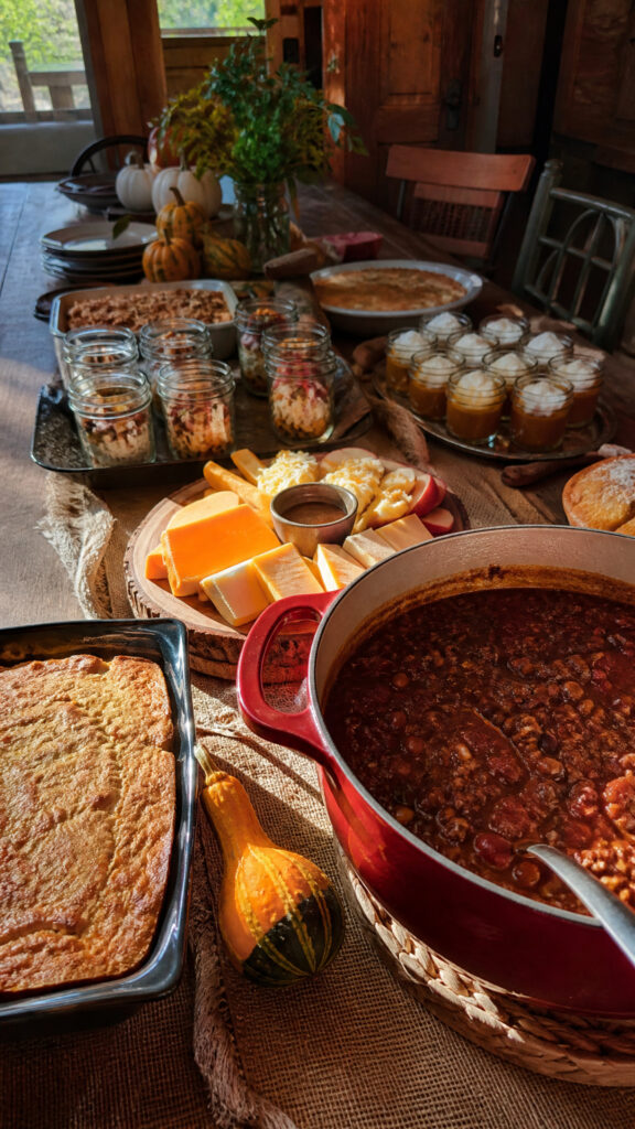 Design a Harvest-Inspired Food Station