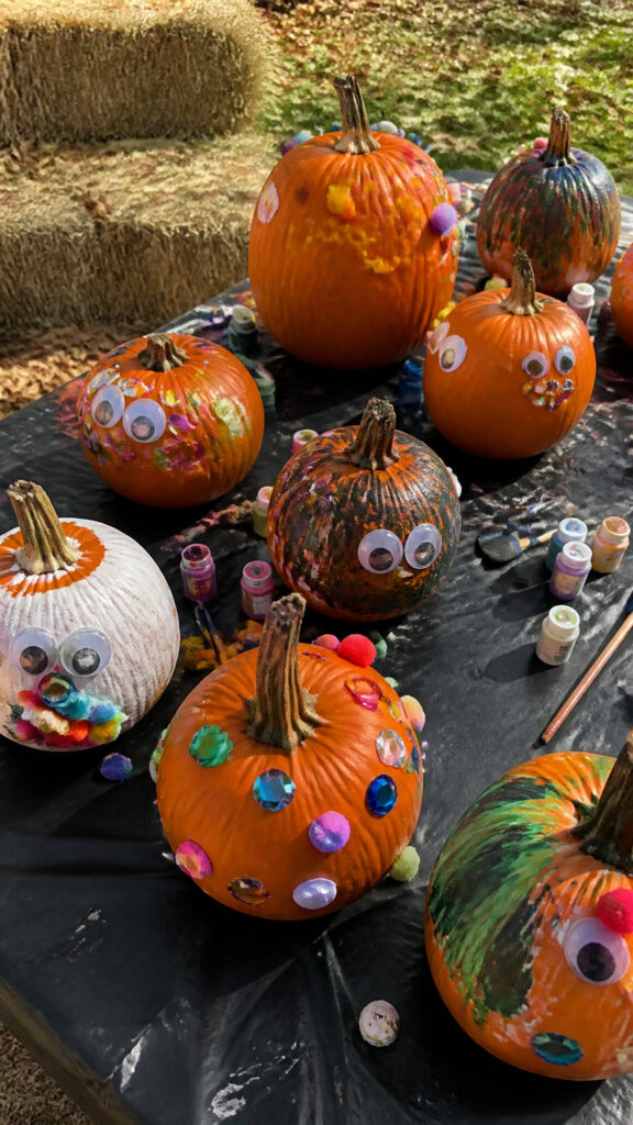Set Up a Pumpkin Decorating Station