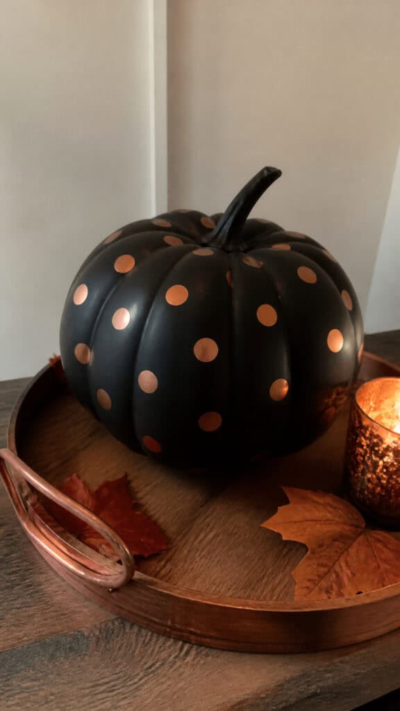 Matte Black with Copper Dots