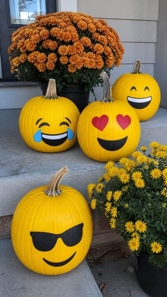 Character and Emoji Pumpkins