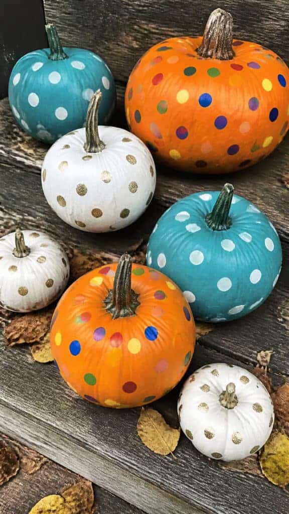 Classic Polka Dot Pumpkins