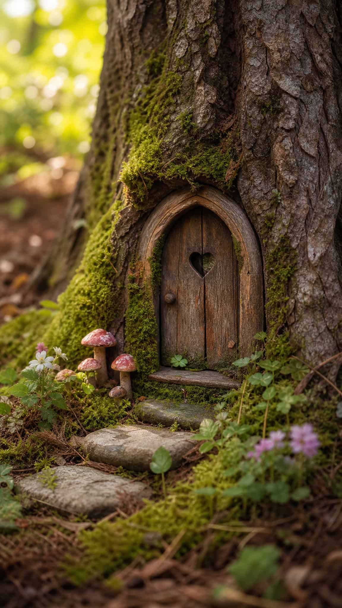 18 Fairy Garden Around Tree Ideas Full Of Enchanting Details