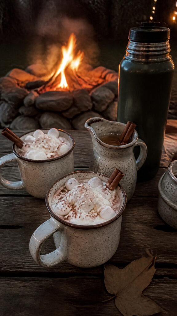 Warm Apple Cider and Hot Chocolate Bar