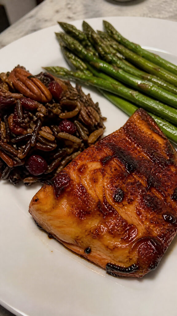 Maple-Glazed Salmon Celebration
