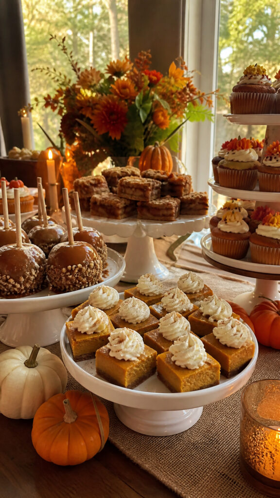 Design a Stunning Fall Dessert Display