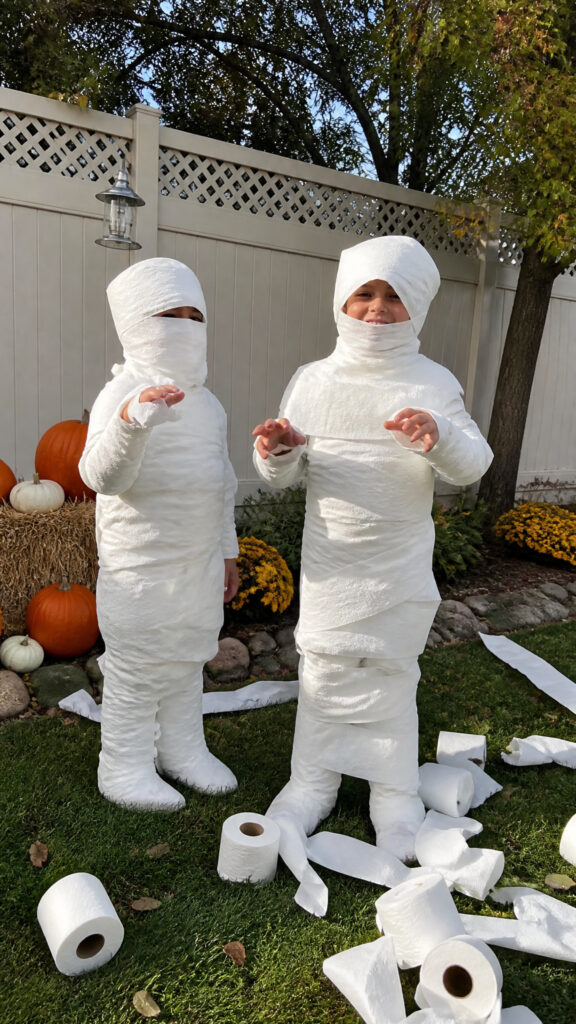 Mummy Wrap Race
