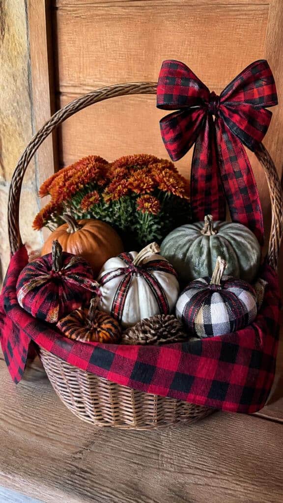 Plaid and Cozy Textile Touches