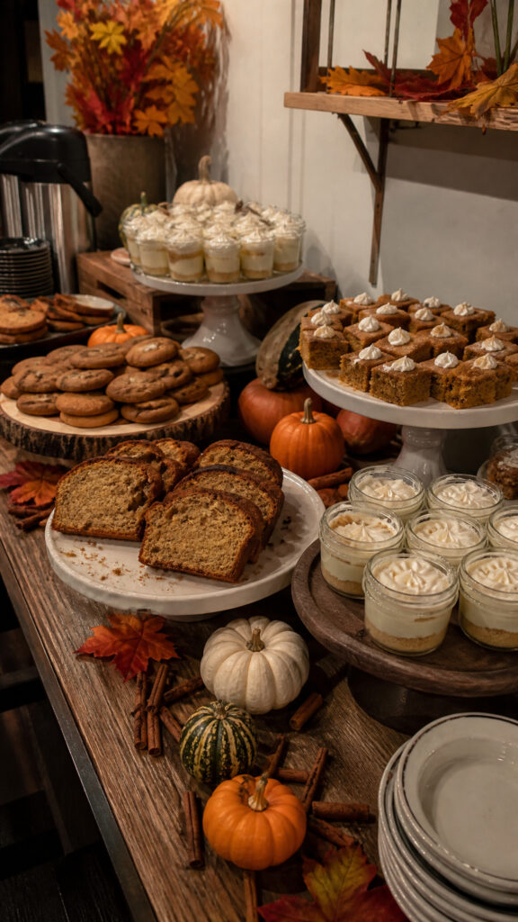 Pumpkin Everything Dessert Display