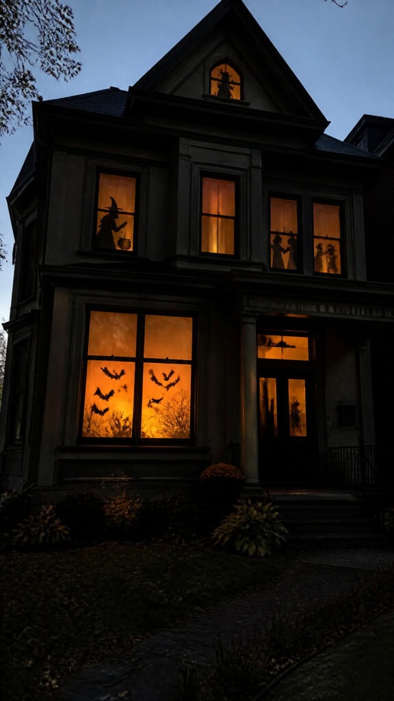 Creepy Window Silhouettes