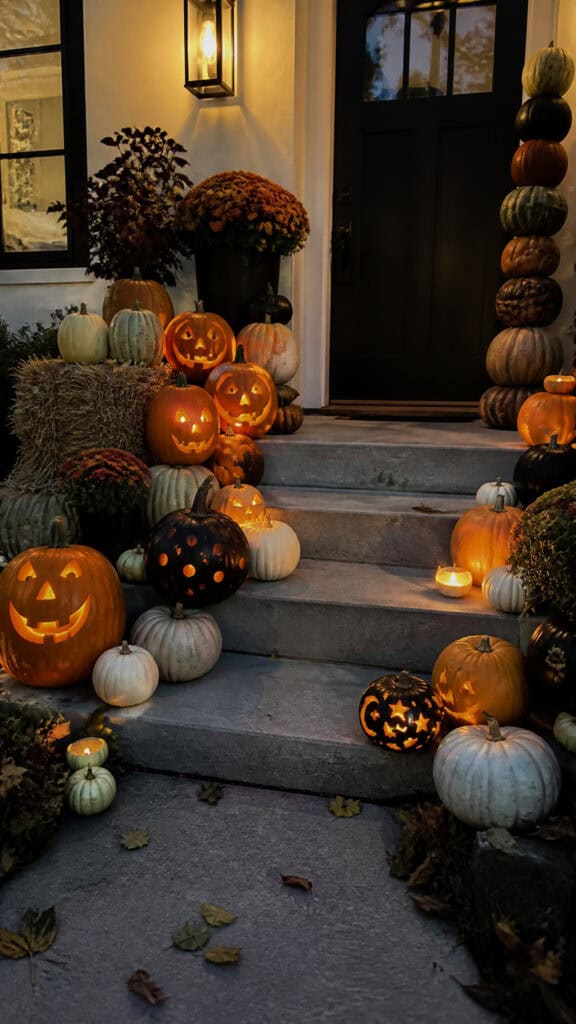 Pumpkin Display Extravaganza
