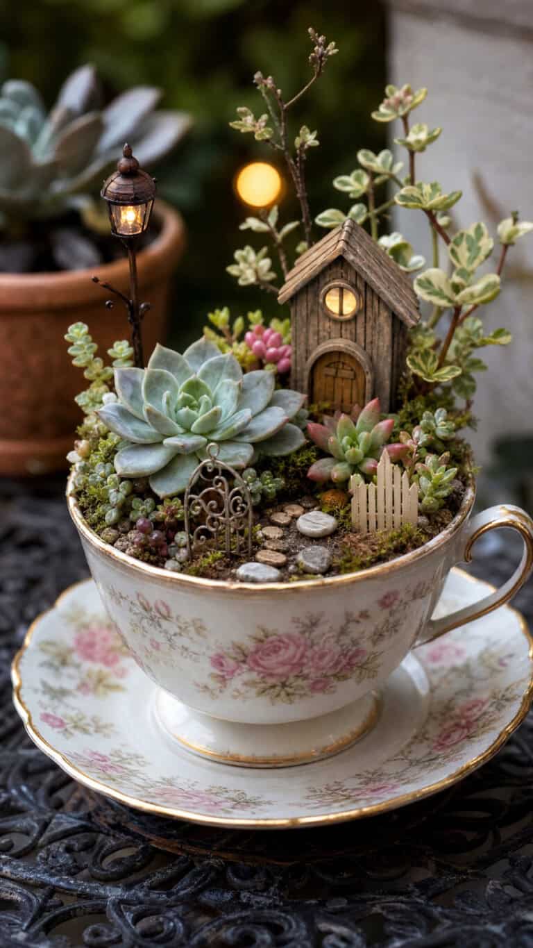 Teacup Fairy Garden