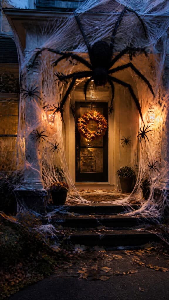 Giant Spiders and Web Displays for Maximum Drama