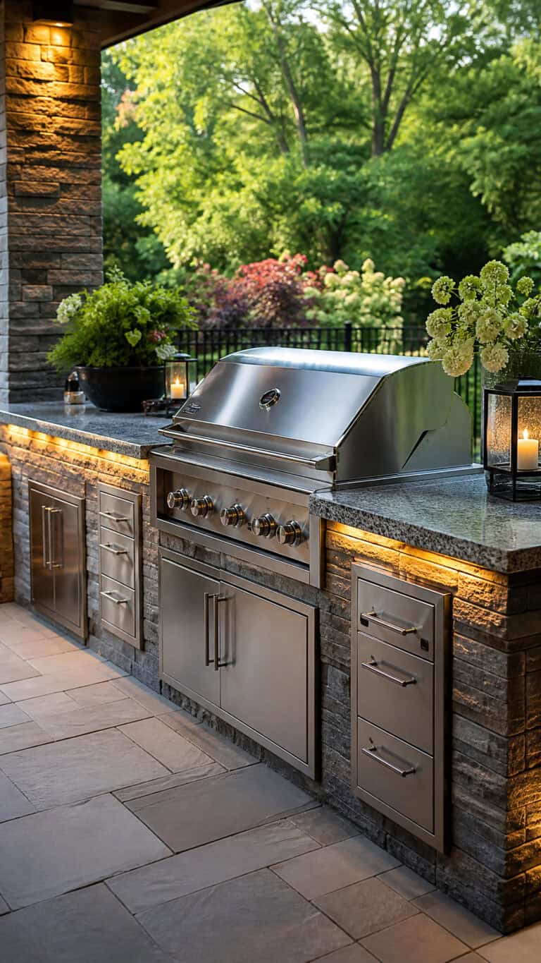 The Classic Built-In Grill Station